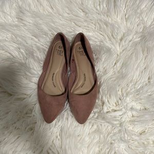 Time and Tru memory foam suede  flats size 6.5